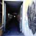 L'ingresso del secondo tunnel, quello che porta in viale Pasteur